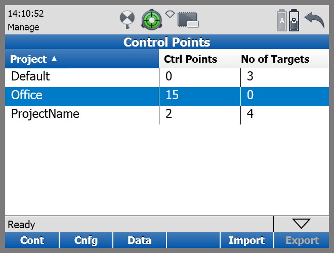 Export Control Points